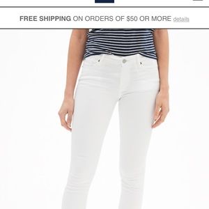 Jeans/Gap/White/Size 27/4 Skinny